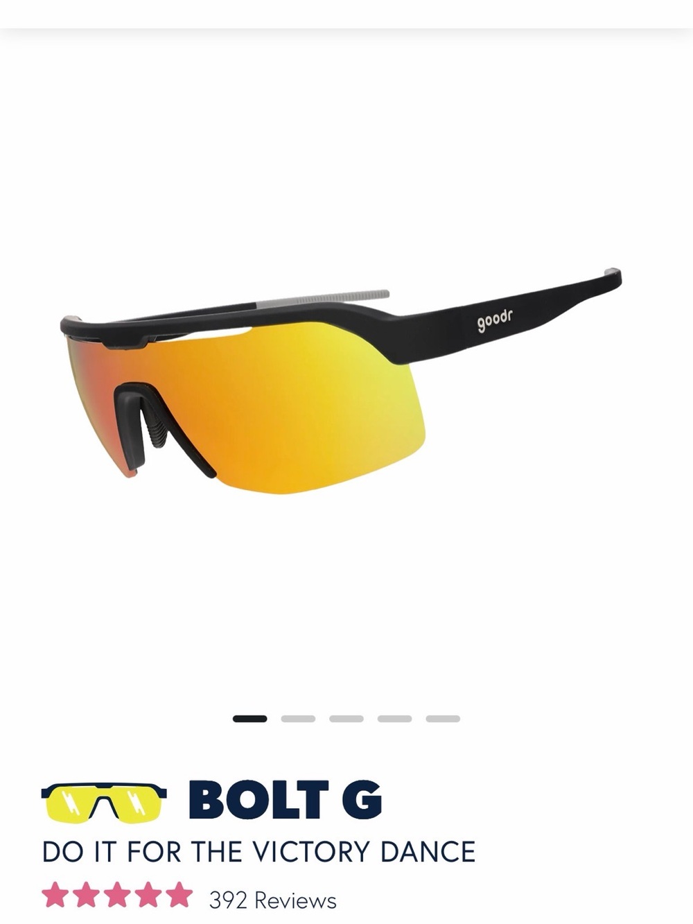 Goodr - do it for the victory dance Sunglasses